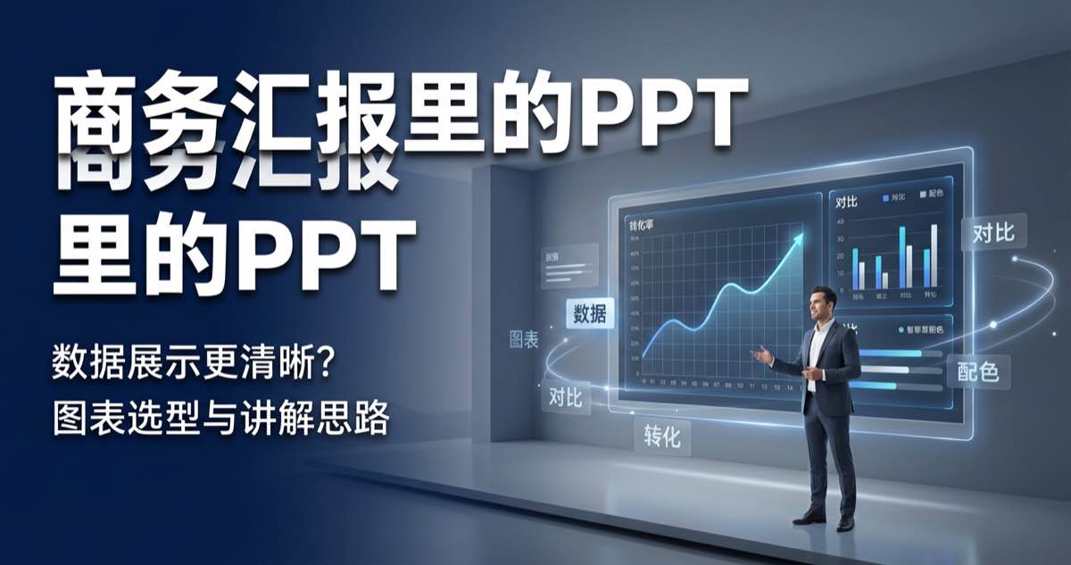 商务汇报里的数据怎么展示更清楚?图表选型和讲解思路 商务汇报里的数据怎么展示更清楚?图表选型和讲解思路