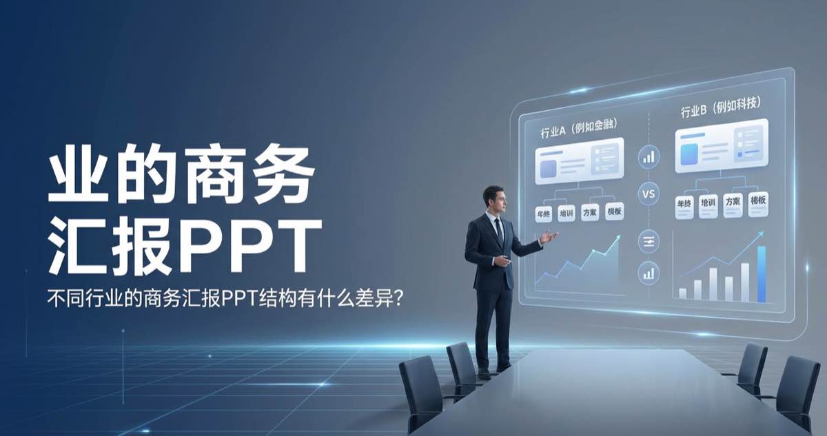 不同行业的商务汇报PPT结构有什么差异? 不同行业的商务汇报PPT结构有什么差异?