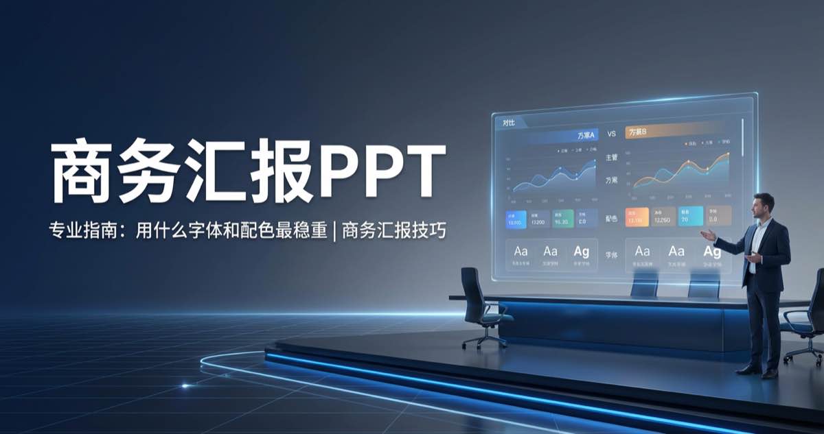 商务汇报PPT用什么字体和配色最稳重:专业指南|商务汇报技巧 商务汇报PPT用什么字体和配色最稳重:专业指南|商务汇报技巧