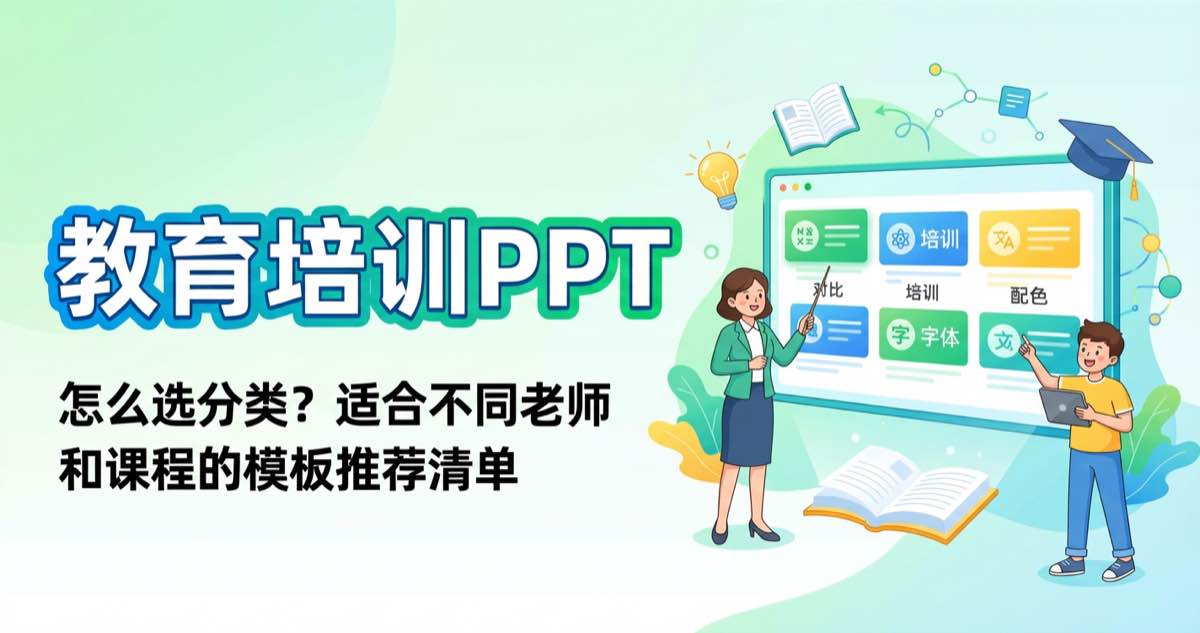 教育培训PPT怎么选分类?适合不同老师和课程的模板推荐清单 教育培训PPT怎么选分类?适合不同老师和课程的模板推荐清单
