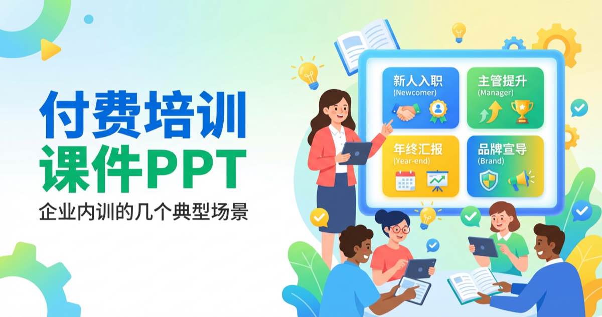 什么时候适合购买付费培训课件PPT模板?企业内训的几个典型场景 什么时候适合购买付费培训课件PPT模板?企业内训的几个典型场景