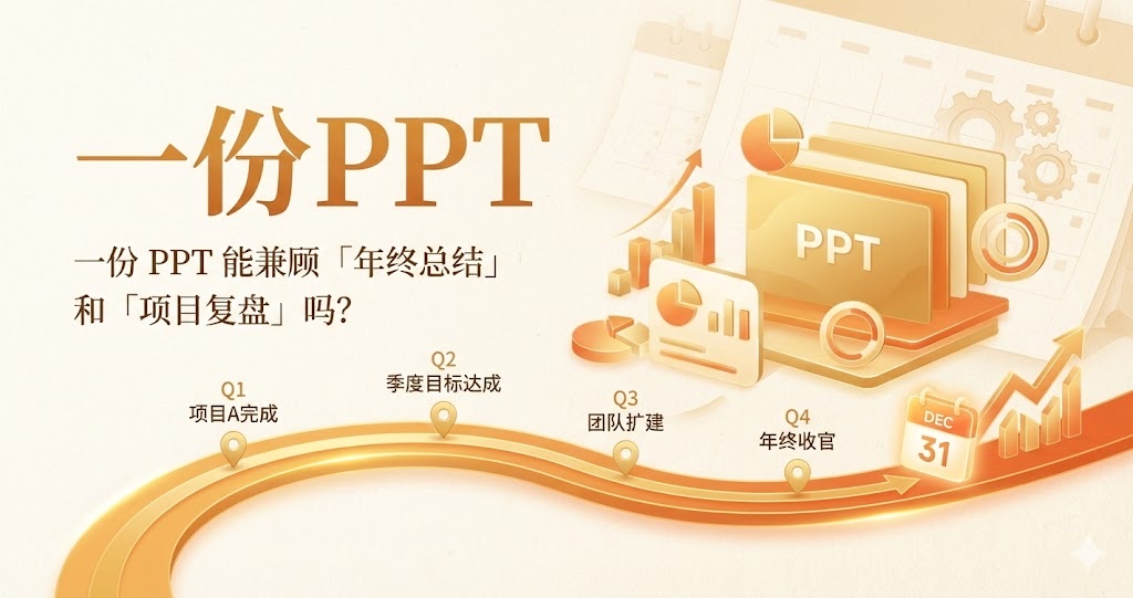 一份 PPT 能兼顾「年终总结」和「项目复盘」吗? 一份 PPT 能兼顾「年终总结」和「项目复盘」吗?