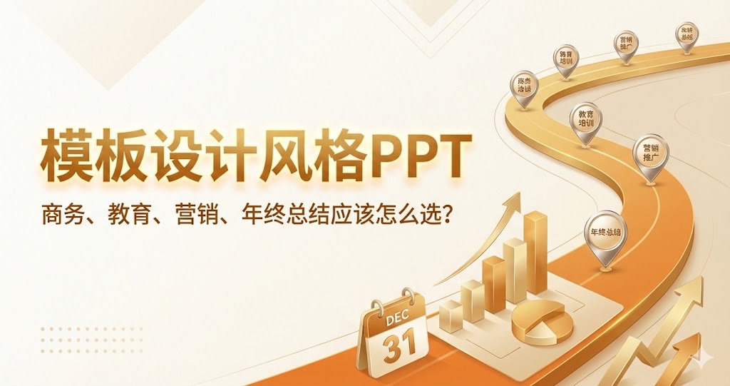 PPT模板设计风格大盘点:商务、教育、营销、年终总结应该怎么选? PPT模板设计风格大盘点:商务、教育、营销、年终总结应该怎么选?