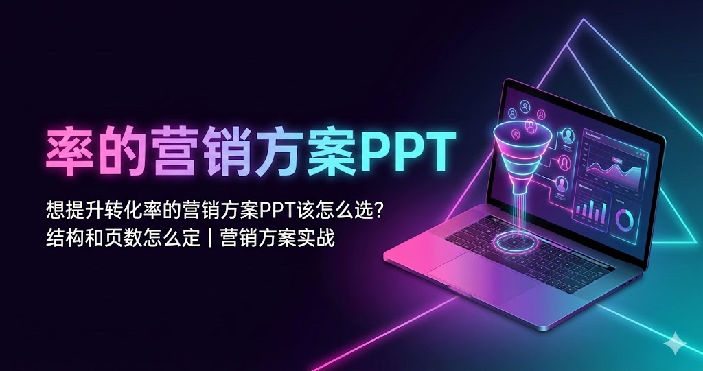 想提升转化率的营销方案PPT该怎么选?结构和页数怎么定|营销方案实战 想提升转化率的营销方案PPT该怎么选?结构和页数怎么定|营销方案实战