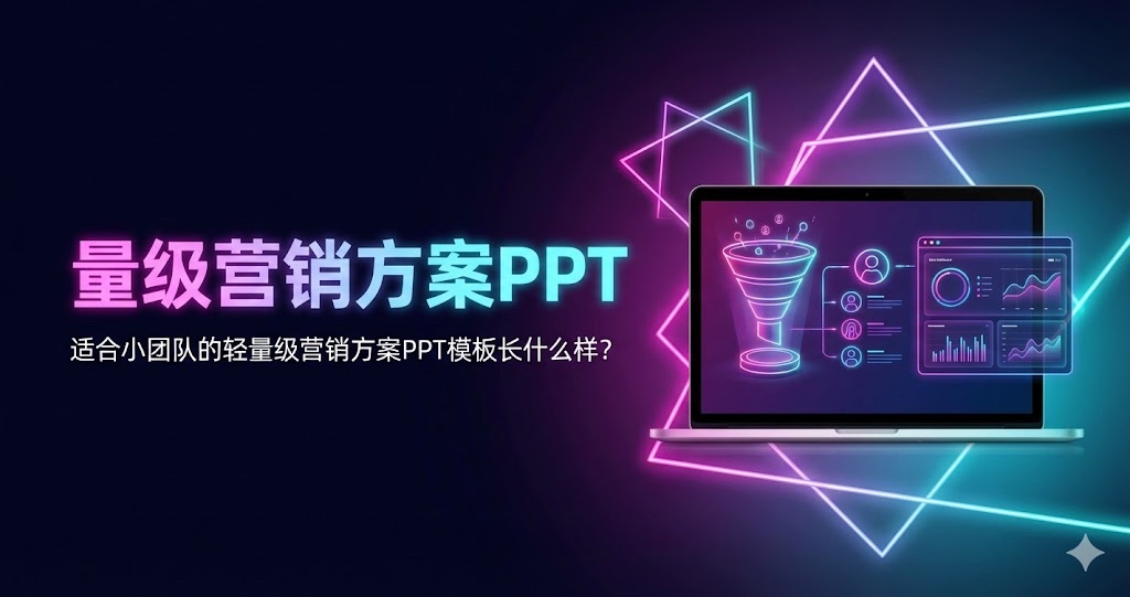 适合小团队的轻量级营销方案PPT模板长什么样? 适合小团队的轻量级营销方案PPT模板长什么样?