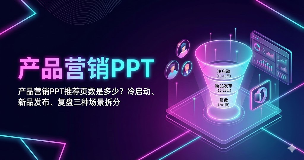 产品营销PPT推荐页数是多少?冷启动、新品发布、复盘三种场景拆分 产品营销PPT推荐页数是多少?冷启动、新品发布、复盘三种场景拆分