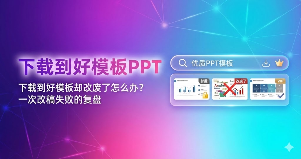 下载到好模板却改废了怎么办?一次改稿失败的复盘 下载到好模板却改废了怎么办?一次改稿失败的复盘
