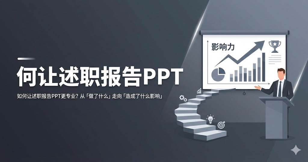 如何让述职报告PPT更专业?从「做了什么」走向「造成了什么影响」 如何让述职报告PPT更专业?从「做了什么」走向「造成了什么影响」