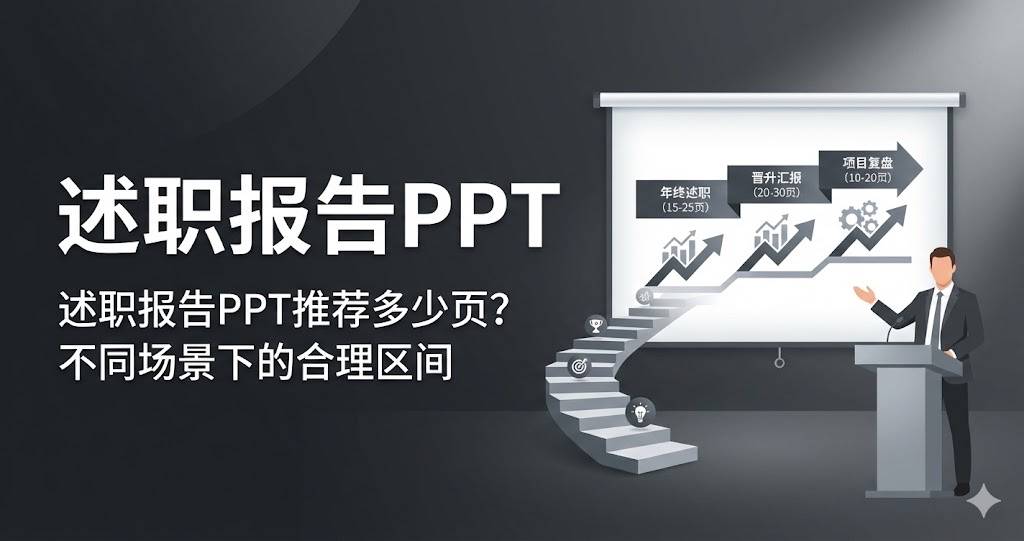 述职报告PPT推荐多少页?不同场景下的合理区间 述职报告PPT推荐多少页?不同场景下的合理区间