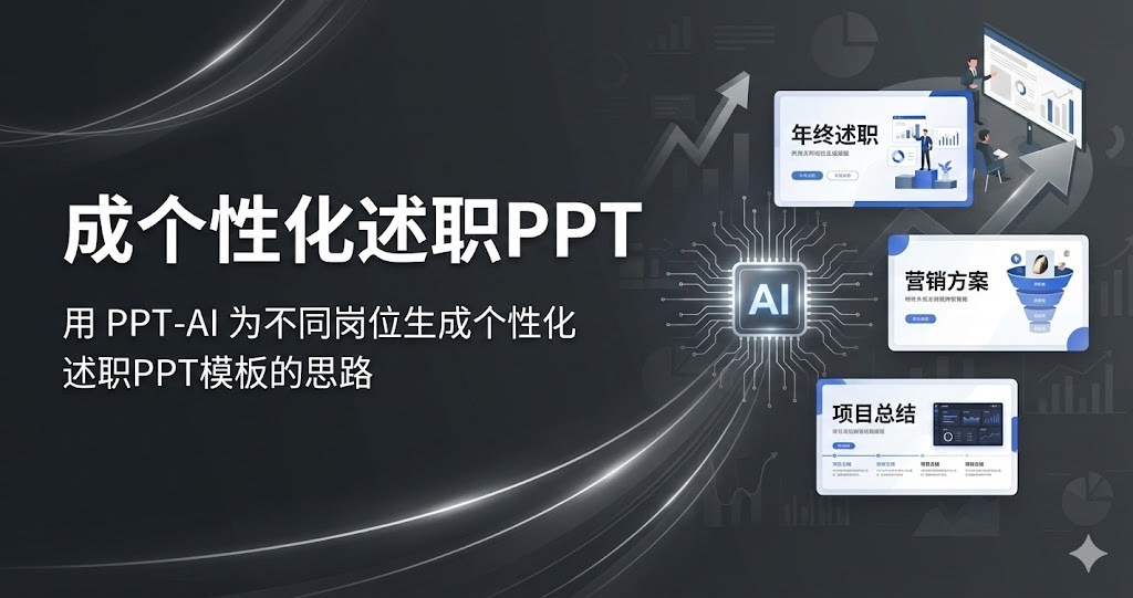 用 PPT-AI 为不同岗位生成个性化述职PPT模板的思路 用 PPT-AI 为不同岗位生成个性化述职PPT模板的思路