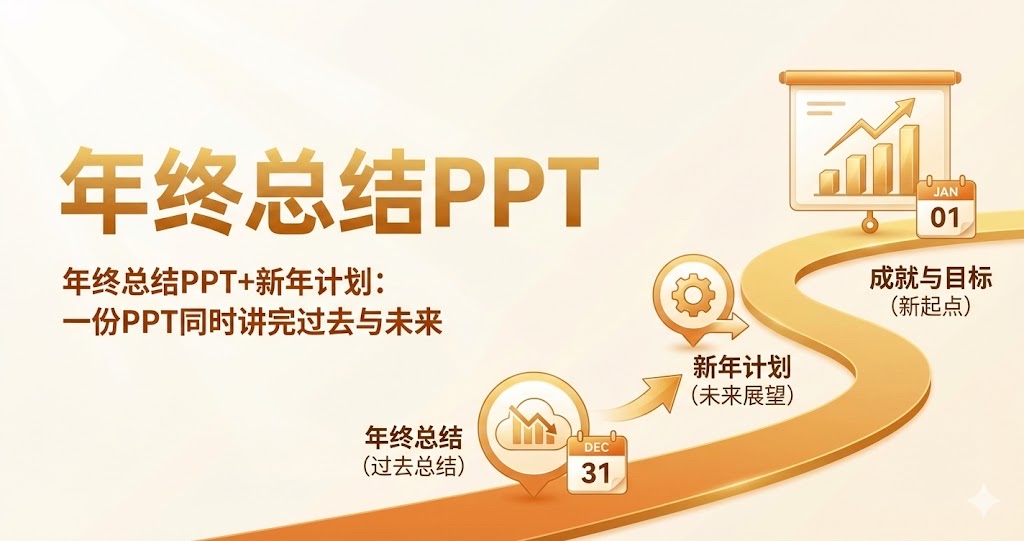 年终总结PPT+新年计划:一份PPT同时讲完过去与未来 年终总结PPT+新年计划:一份PPT同时讲完过去与未来